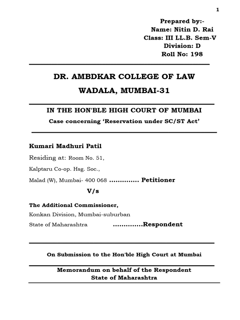 Addl. Commissioner Madhuri | PDF | Supreme Court Of The United States ...