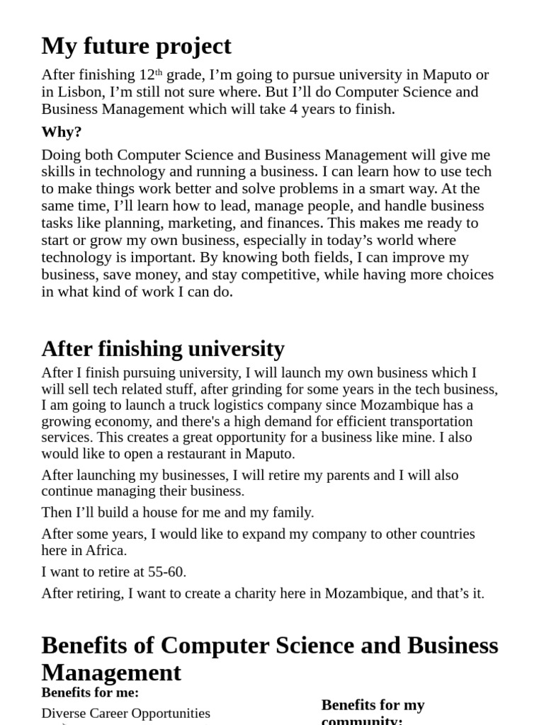 Future Project | PDF