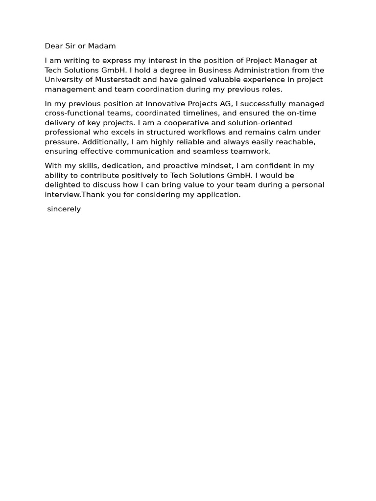 Project Manager Application for Tech Solutions | PDF