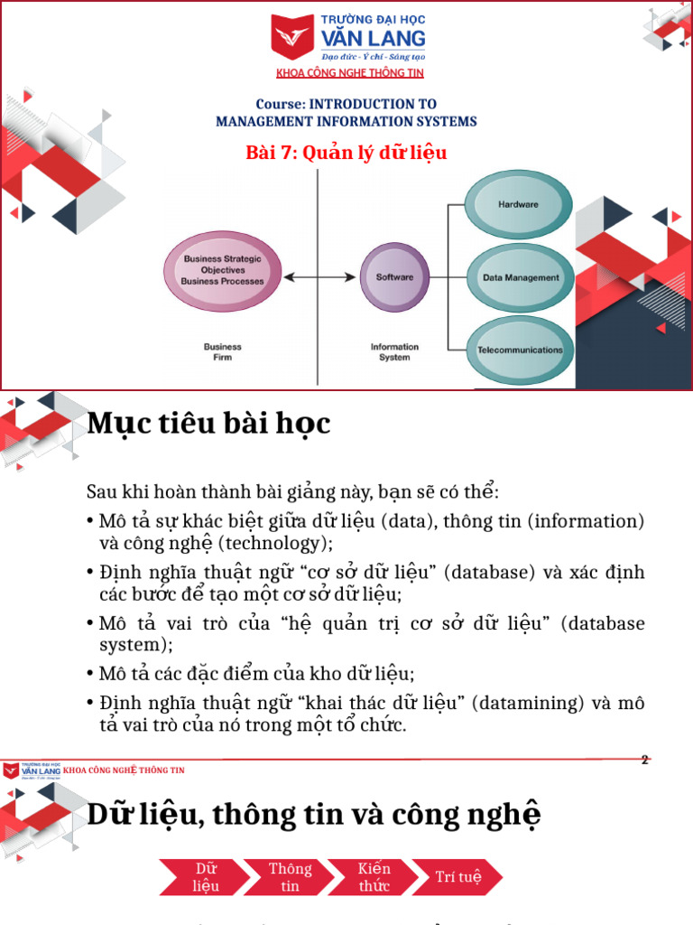 L7 - Data Management - Viet | PDF