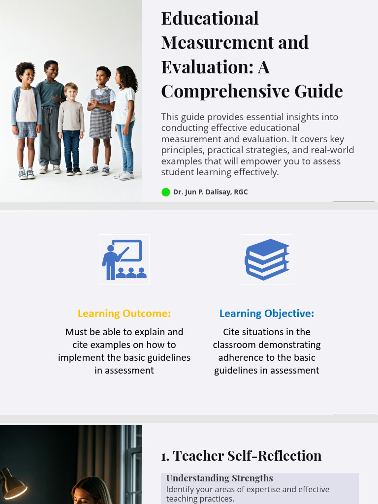 L8 Educational Measurement and Evaluation A Comprehensive Guide | PDF ...