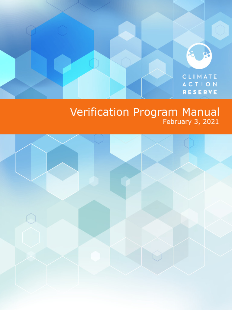 Verification Program Manual February 2021 | PDF | Verification And ...