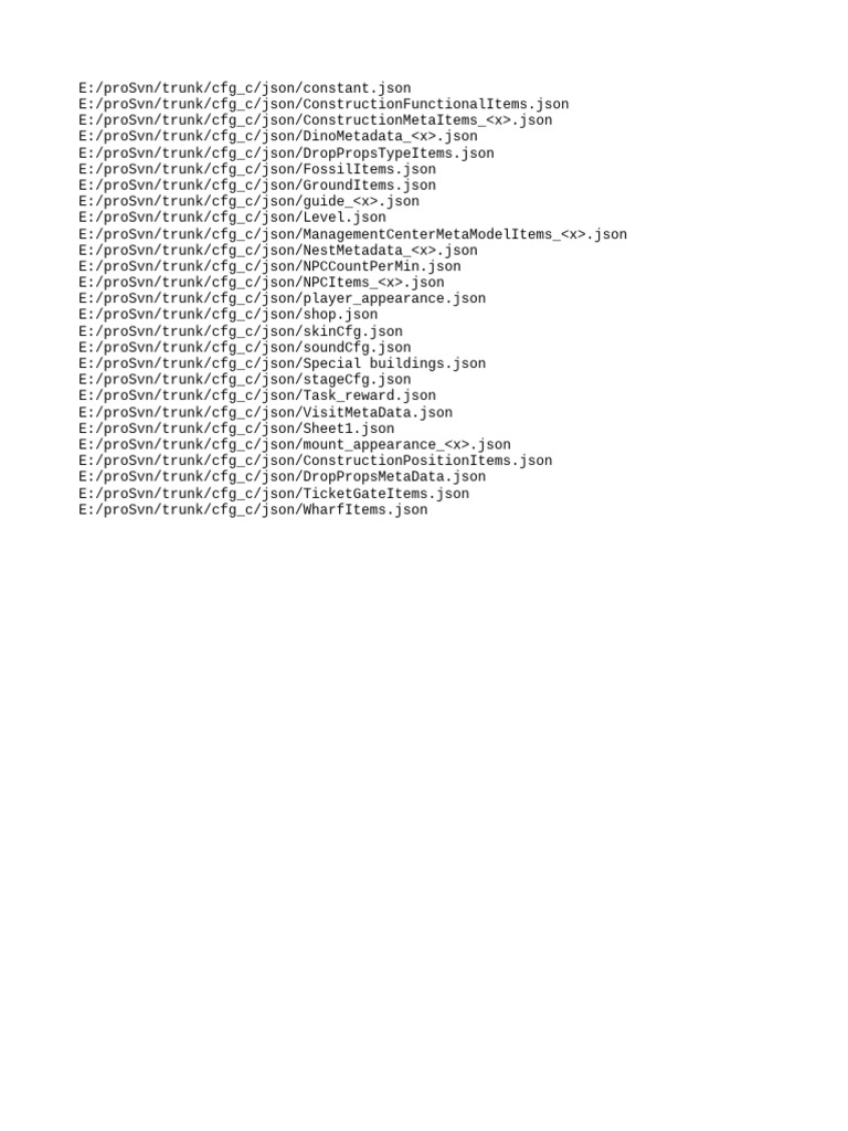 List pdf
