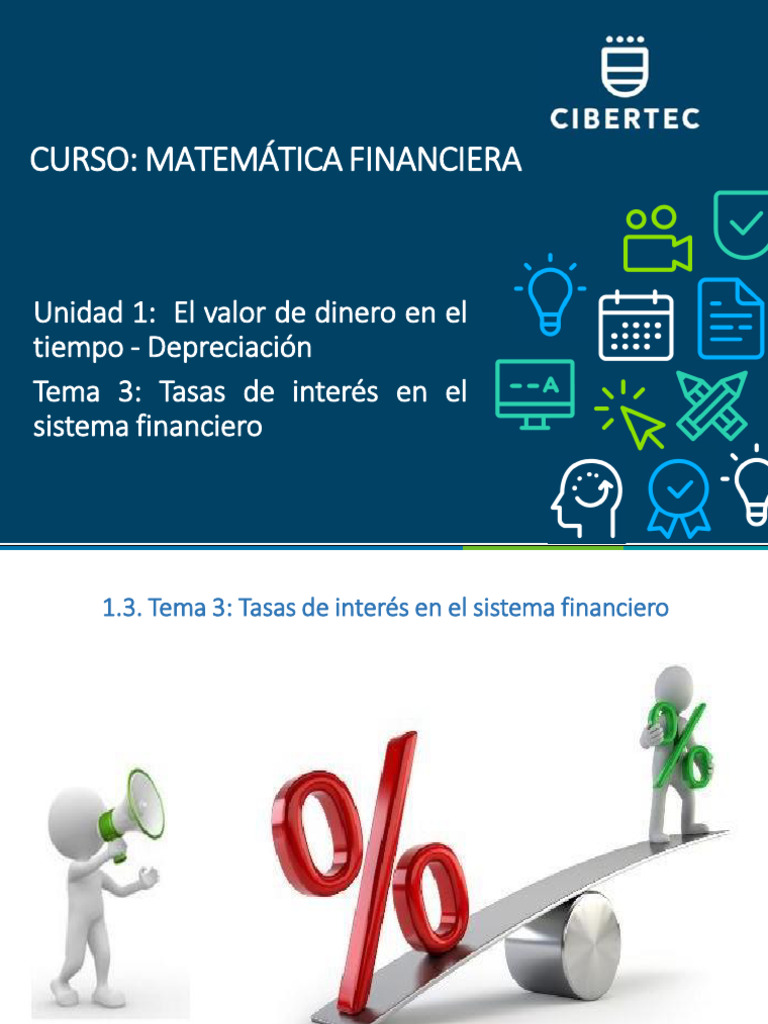 PPT Unidad 01 Tema 03 2023 03 Matemática Financiera (SP4872) | PDF ...