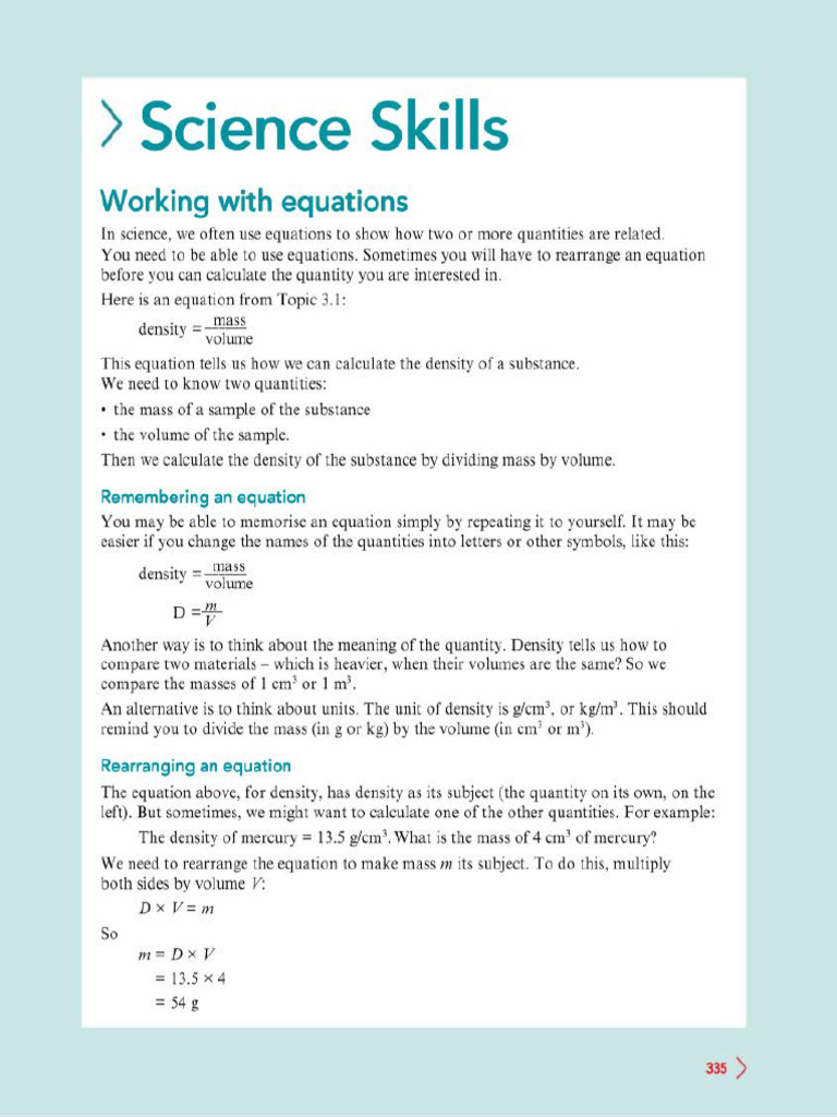 Science Skills | PDF