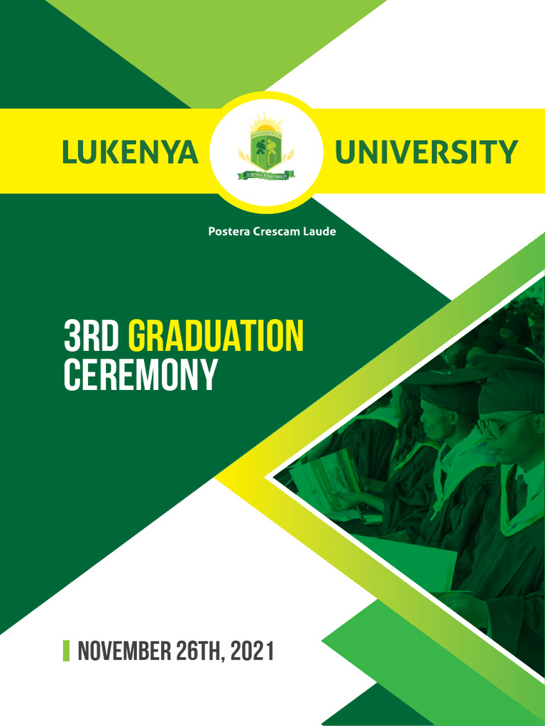 Lu 3RD Graduation Booklet | PDF | Diploma | Dietitian