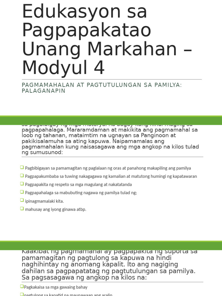 Esp Module 4 | PDF