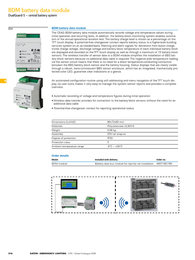 Battery Monitoring for Facility Managers | PDF | Sensor | Manufactured ...