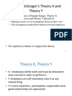 Theory X,Expectancy Updated