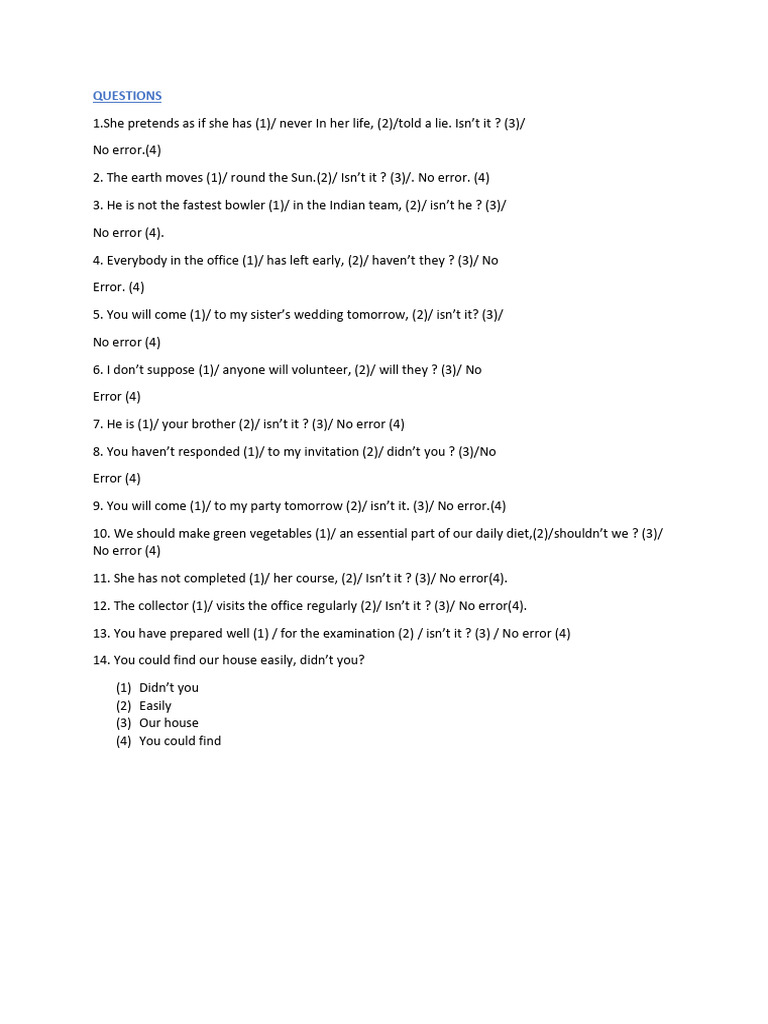 English Grammar Error Fixes | PDF