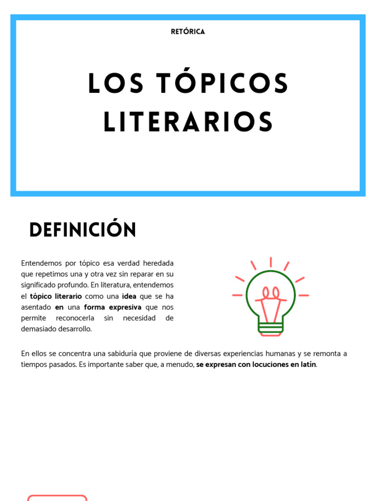 Los Tópicos Literarios-3 | PDF