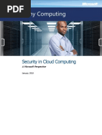 Security in Cloud Computing Overview