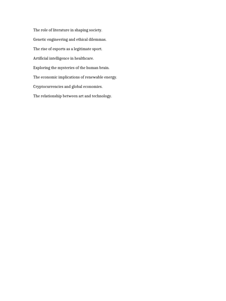 Random Topics 4 | PDF