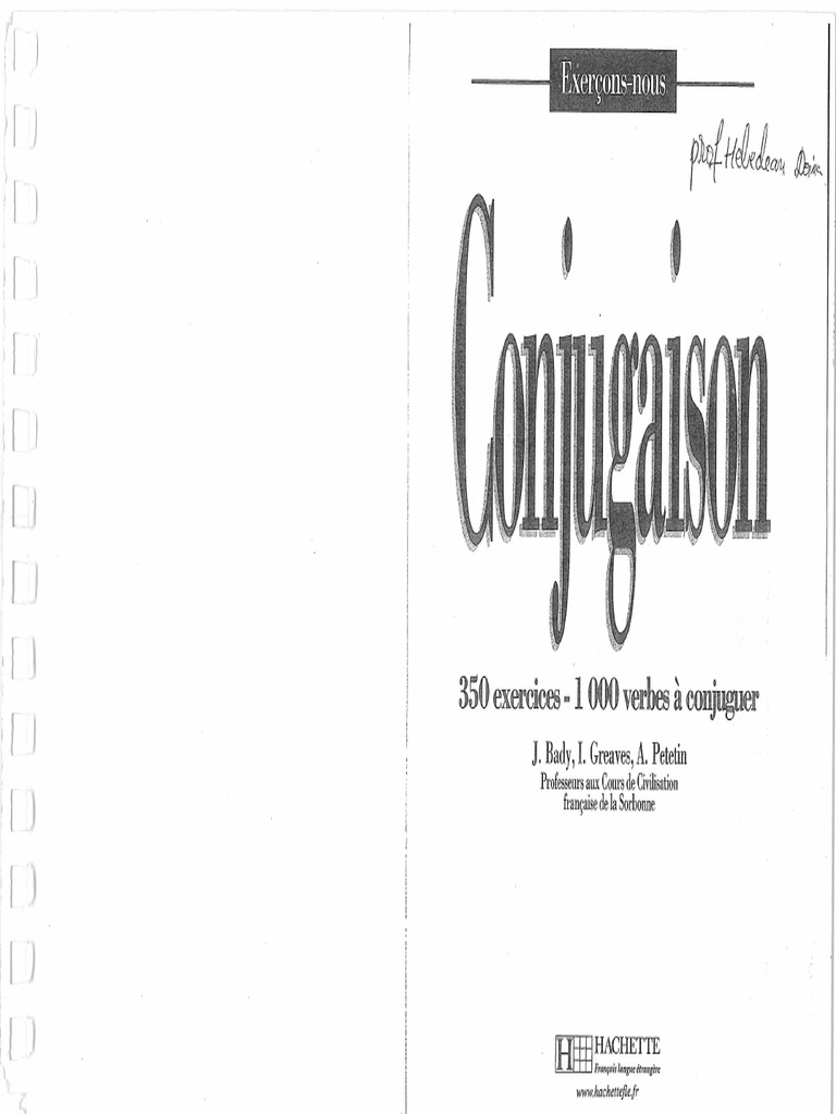 Conjugaison | PDF