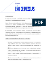 Informe Diseño de Mezclas