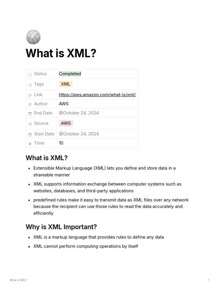 Understanding XML Basics and Benefits | PDF | Xml | Markup Language