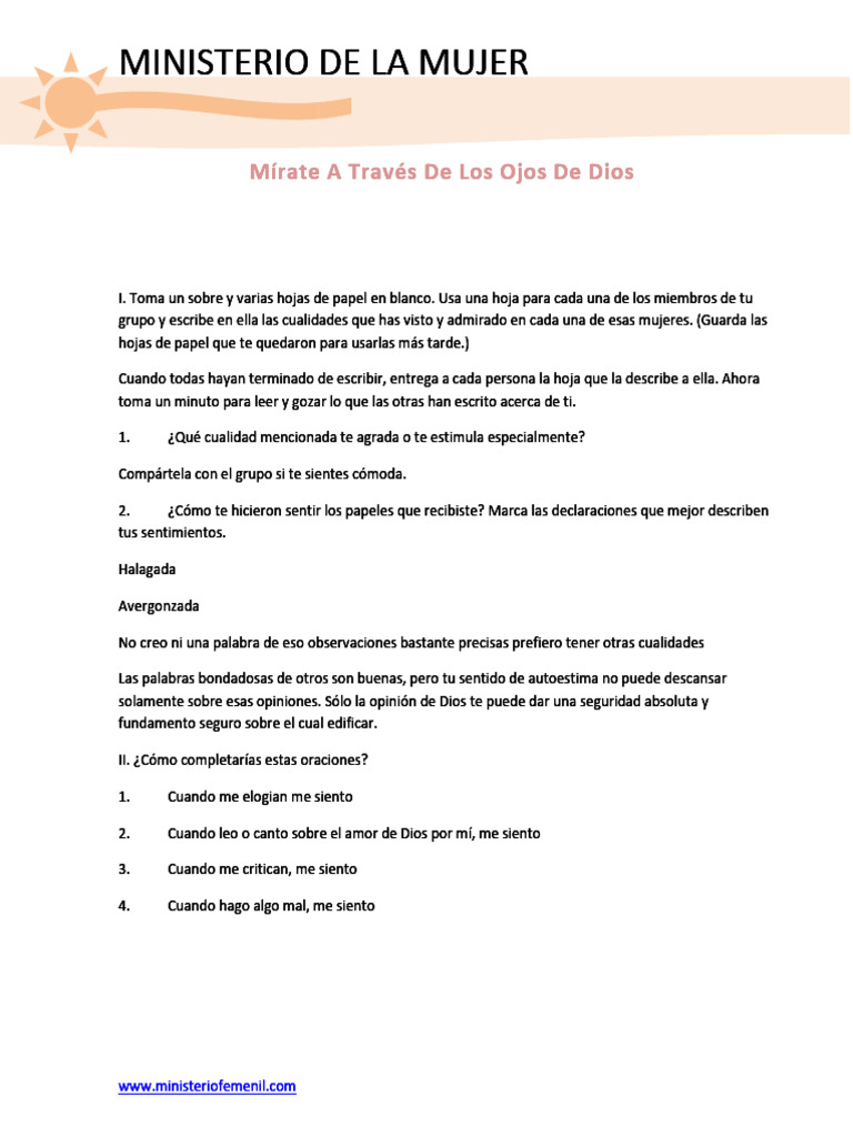 Mírate A Través de Los Ojos de Dios | PDF | Amor | Cristo (título)