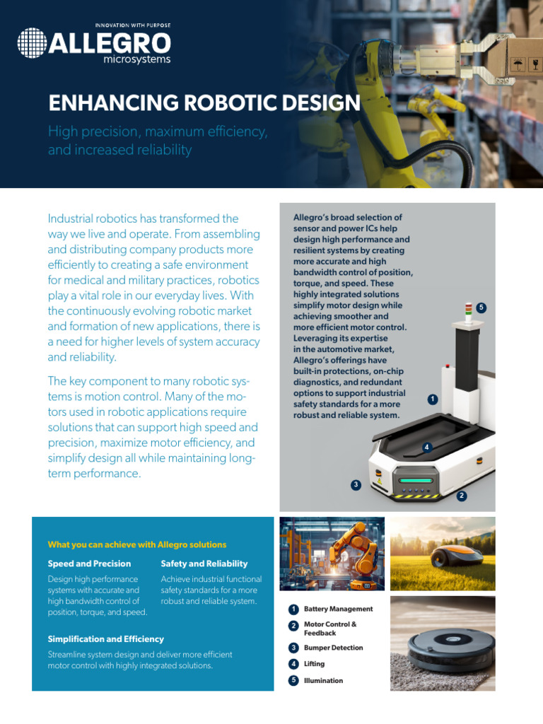 Enhancing Robotic Motion Control | PDF | Electric Motor | Electrical ...
