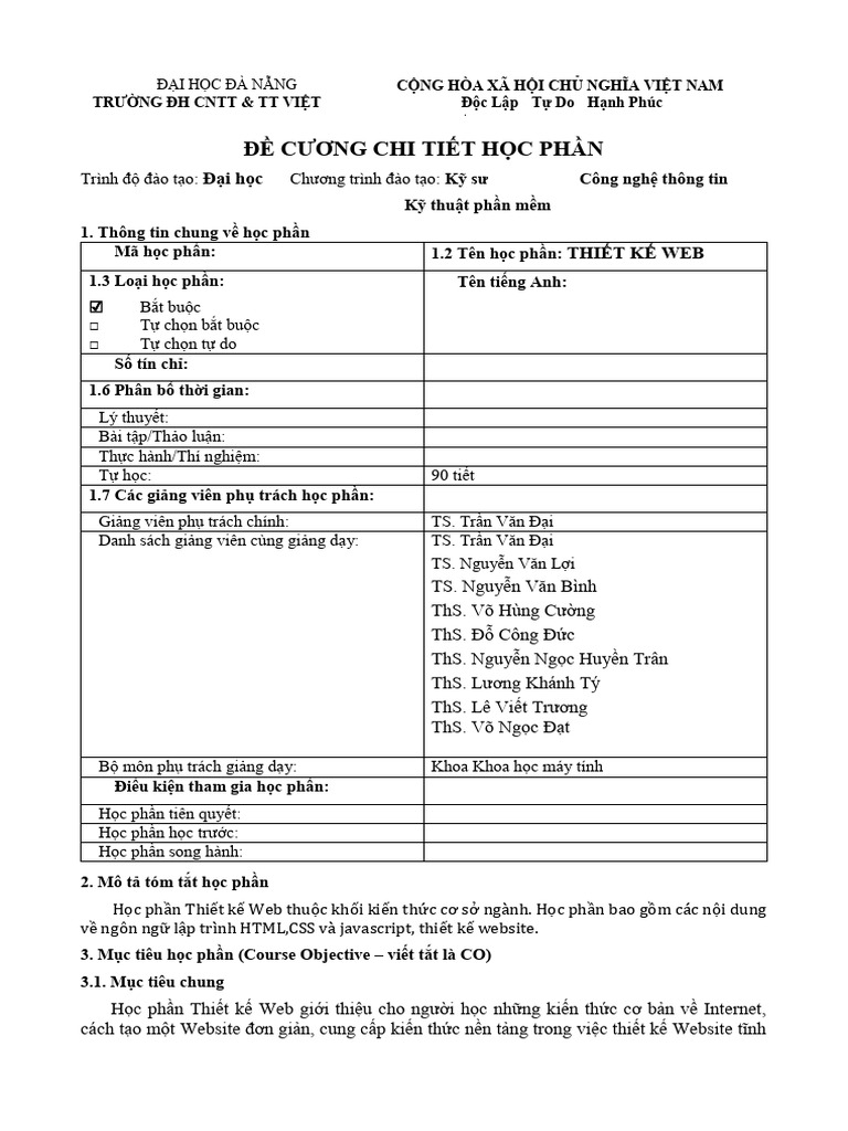 Cong Nghe Va Lap Trinh Web | PDF