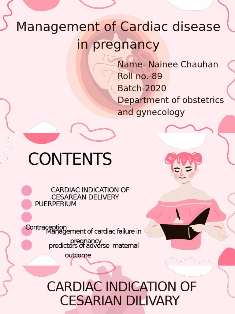 Management of Cardiac Disease in Pregnancy | PDF | Heart Failure ...