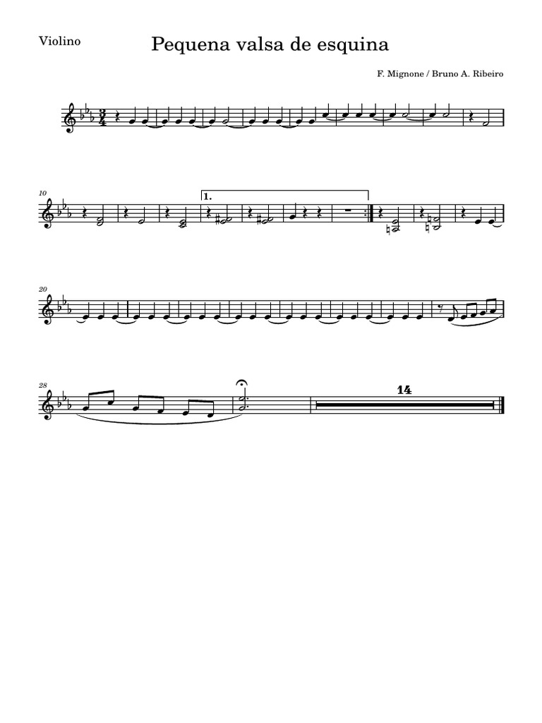 Pequena Valsa Violino | PDF