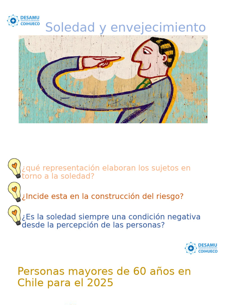 Soledad y Envejecimiento en Adultos Mayores | PDF | Soledad | Vejez