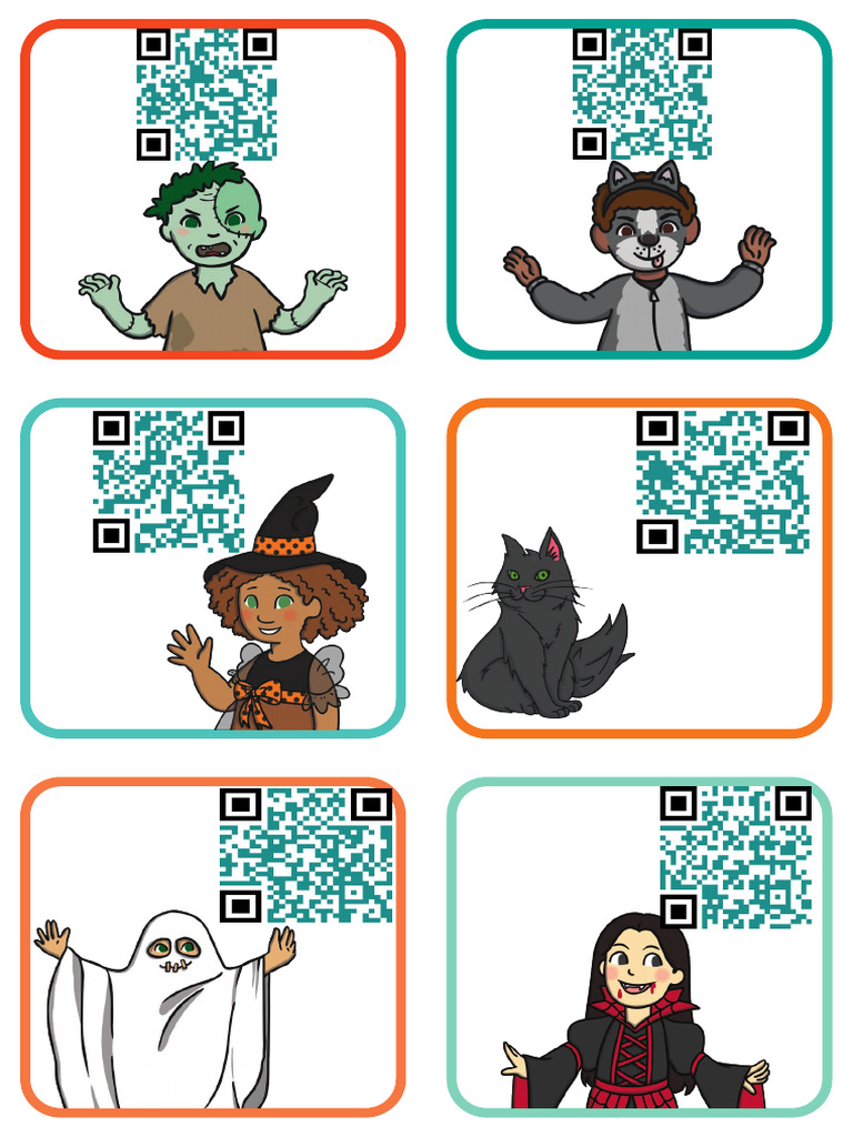 Action Cards With QR-codes | PDF