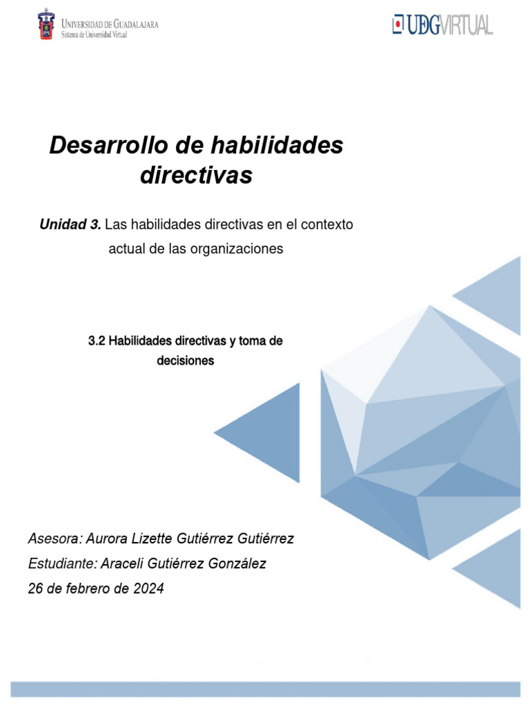 Habilidades Directivas y Resolución de Conflictos | PDF | Liderazgo ...
