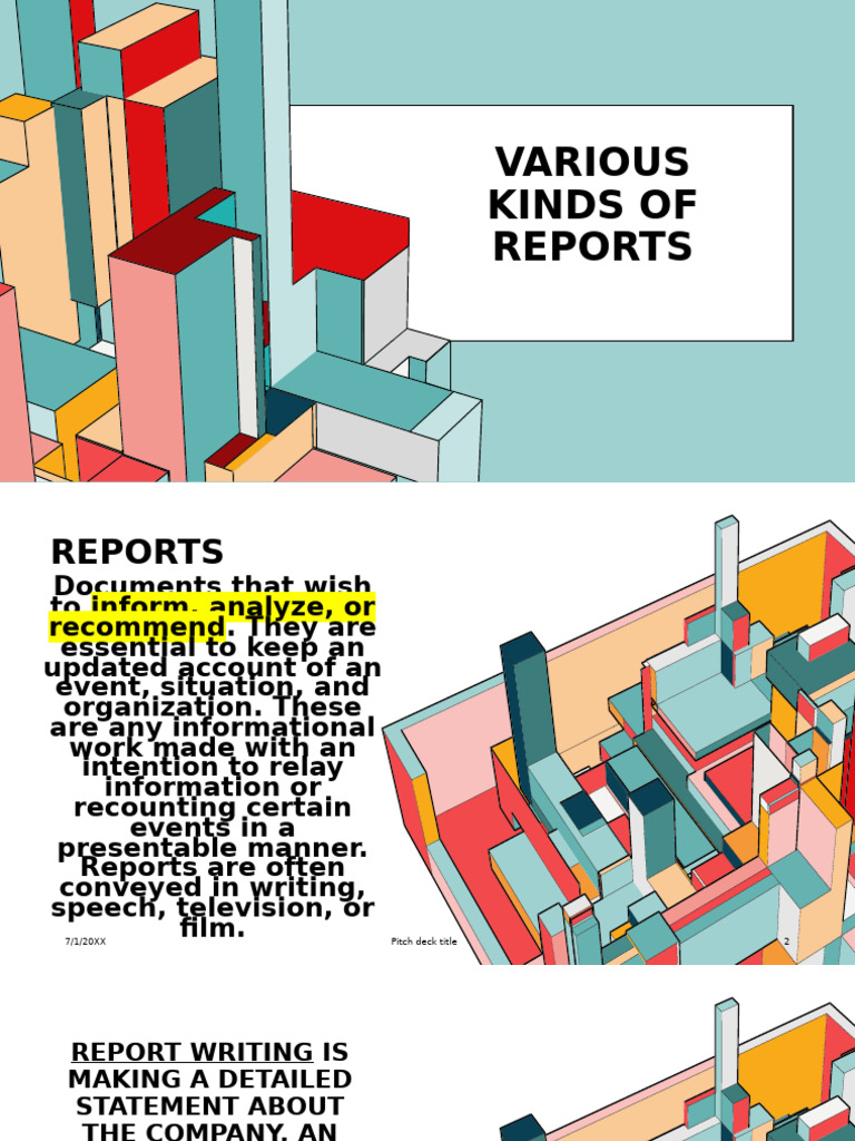 Various Kinds of Reports | PDF | Business