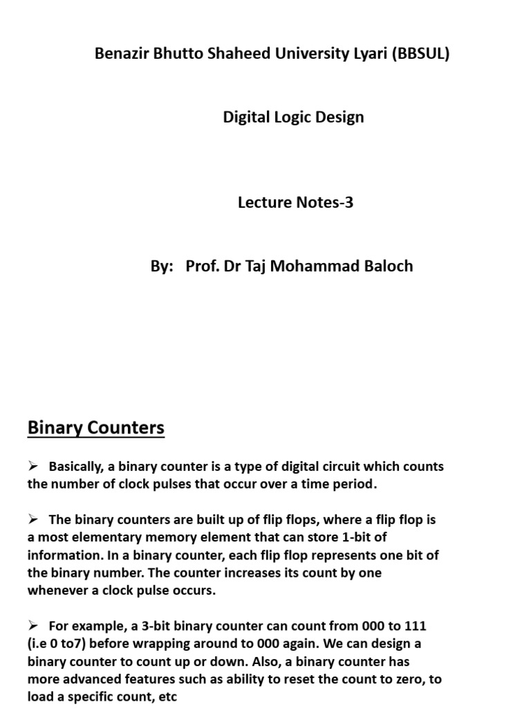 DLD Lec3 | PDF | Computer Data Storage | Byte