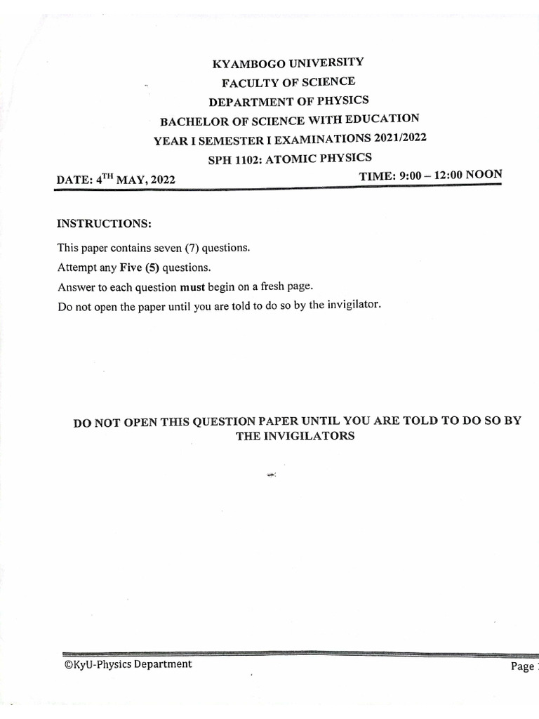 Atomic Paper | PDF