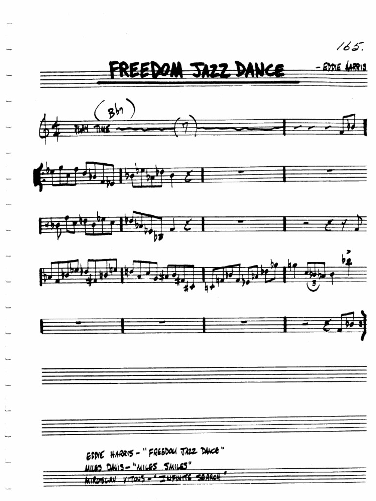 Freedom jazz dance bb pdf