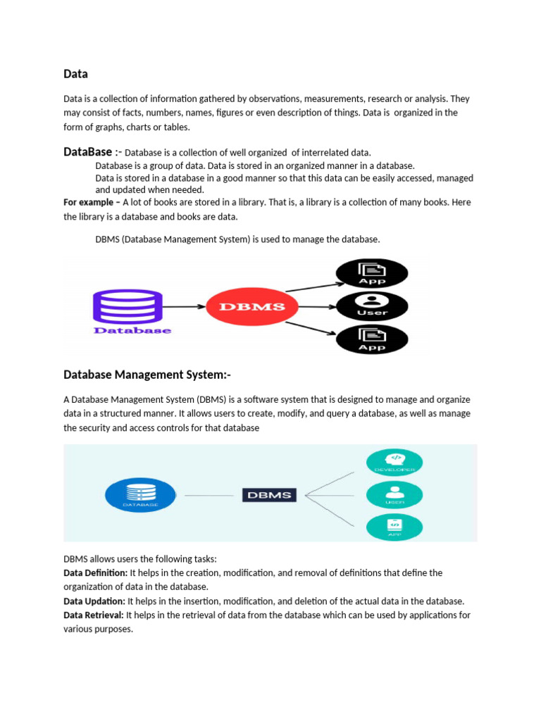 Class 1 | PDF | Databases | Computer Science