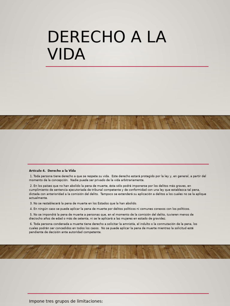 Derecho a la Vida y Pena de Muerte | PDF | Pena capital | Dignidad