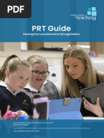PRT Guide: Transition to Full Registration | PDF | Teachers | Learning