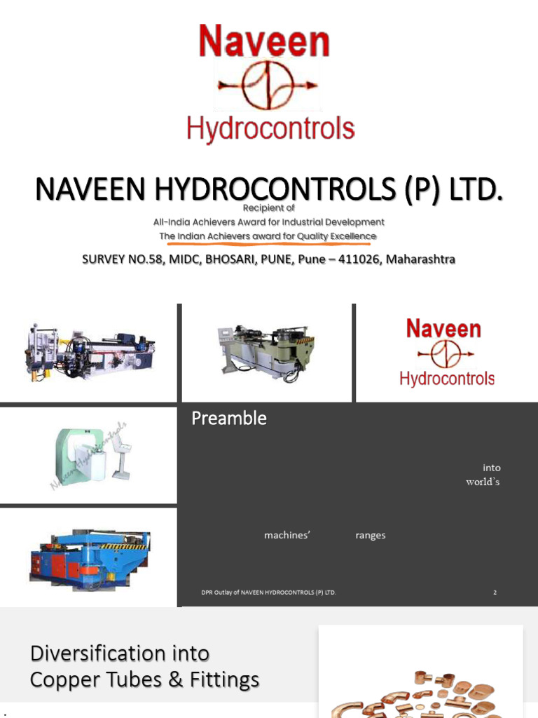 Naveen Hydrocontrols: Pipe Bending & Copper Expansion | PDF | Pipe ...
