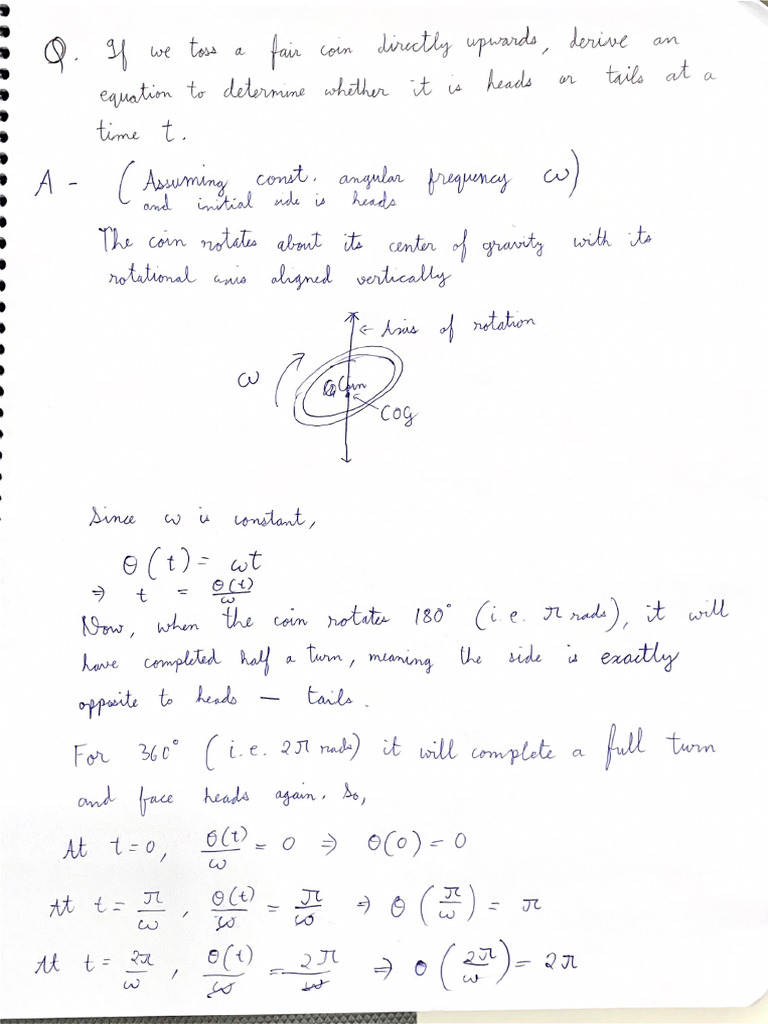 Problem Coin Toss | PDF