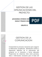 Gestion de Las Comunicaciones Del Proyecto