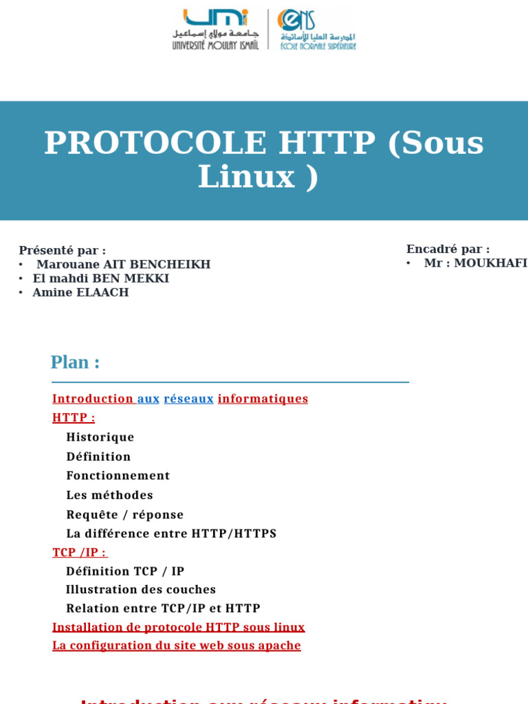 HTTP Sous Linux Vfinale | PDF | Internet | Internet et Web