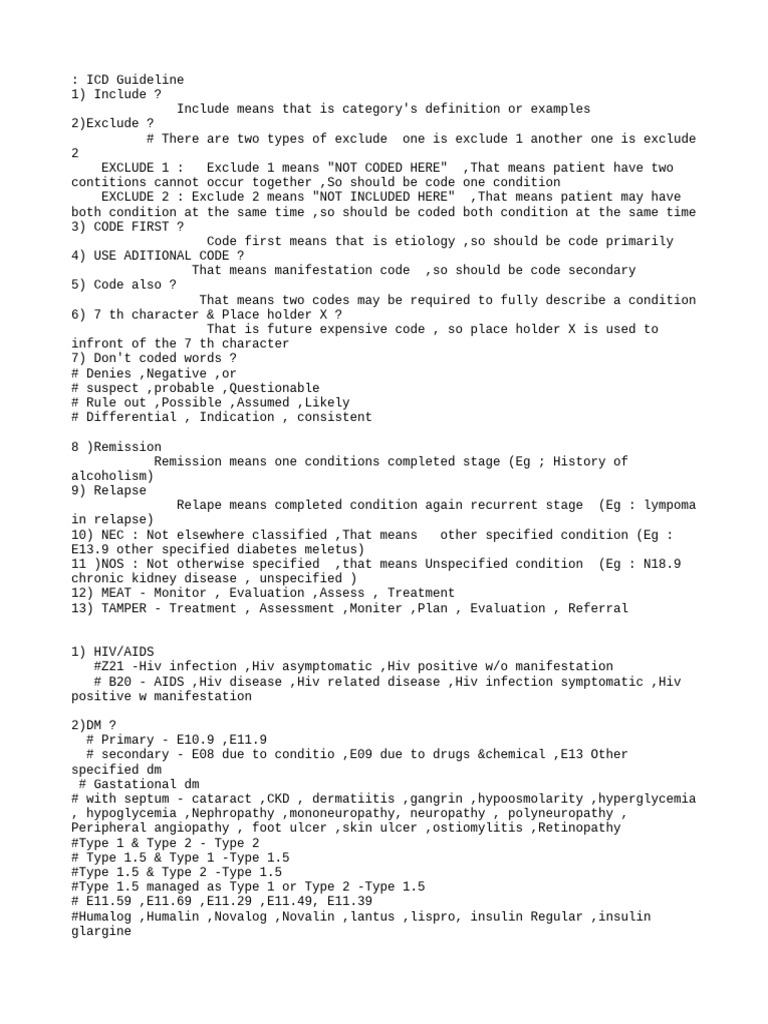 ICD Guideline | PDF | Myocardial Infarction | Stroke