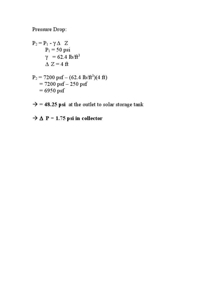 Pressure Drop | PDF | Technology & Engineering