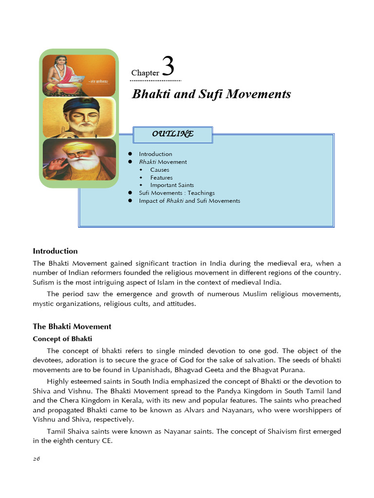 Bhakti and Sufi Movements in India | PDF | Bhakti | Sufism