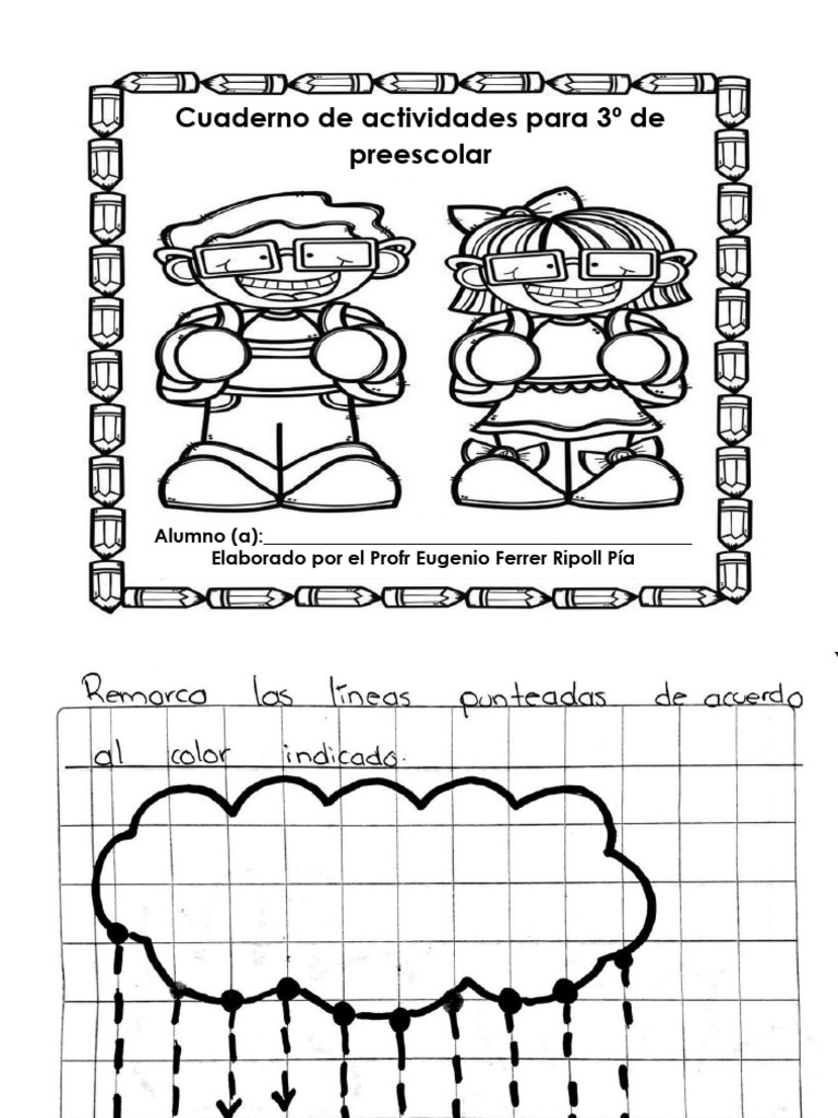 Cuaderno de Actividades Preescolar 3º | PDF
