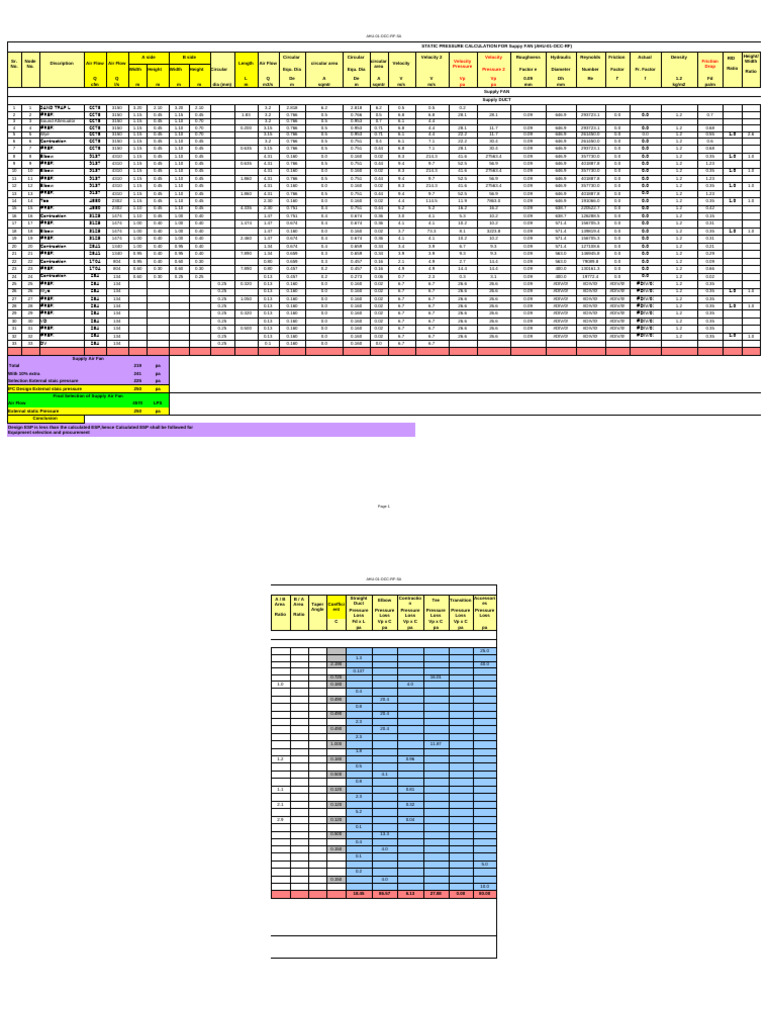 Ahu 01 occ rf esp calculation pdf chemical engineering mechanical