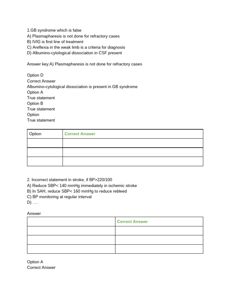 Ini Additional Questions | PDF | Diseases And Disorders | Clinical Medicine
