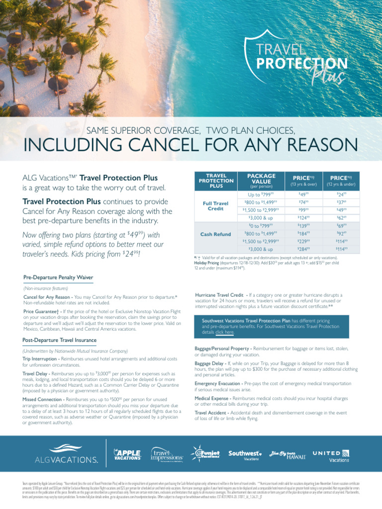 Travel Impressions - Travel Protection Plus PDF New | PDF | Insurance