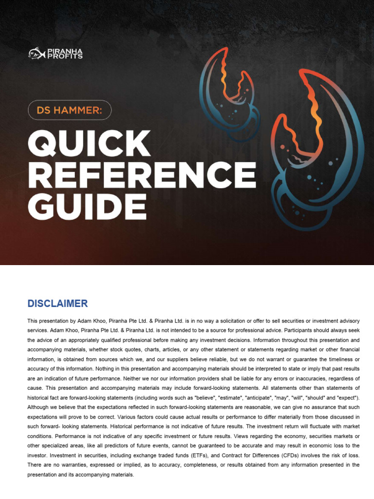DS Hammer Option Strategy Guide | PDF | Contract For Difference ...