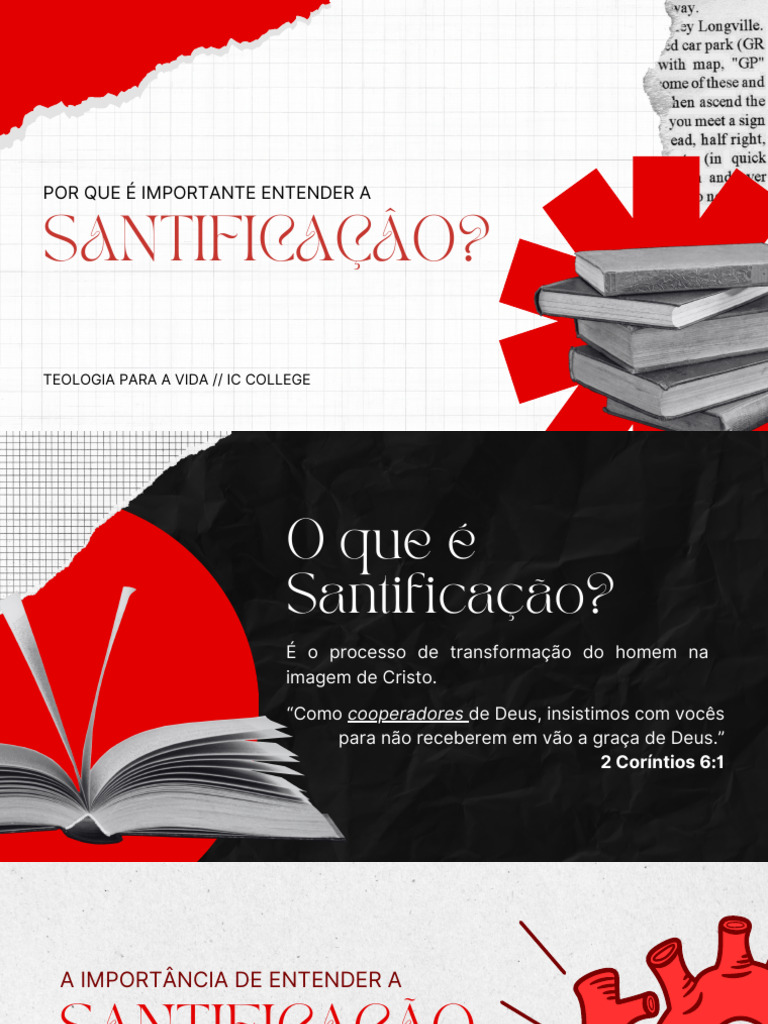 Por Que É Importante Entender A Santificação A Luz Da Bíblia | PDF