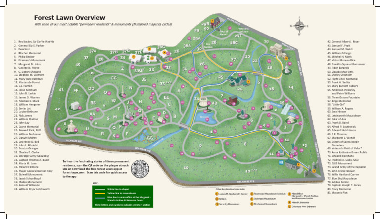 Forest Lawn Map 2023 | PDF | Buffalo