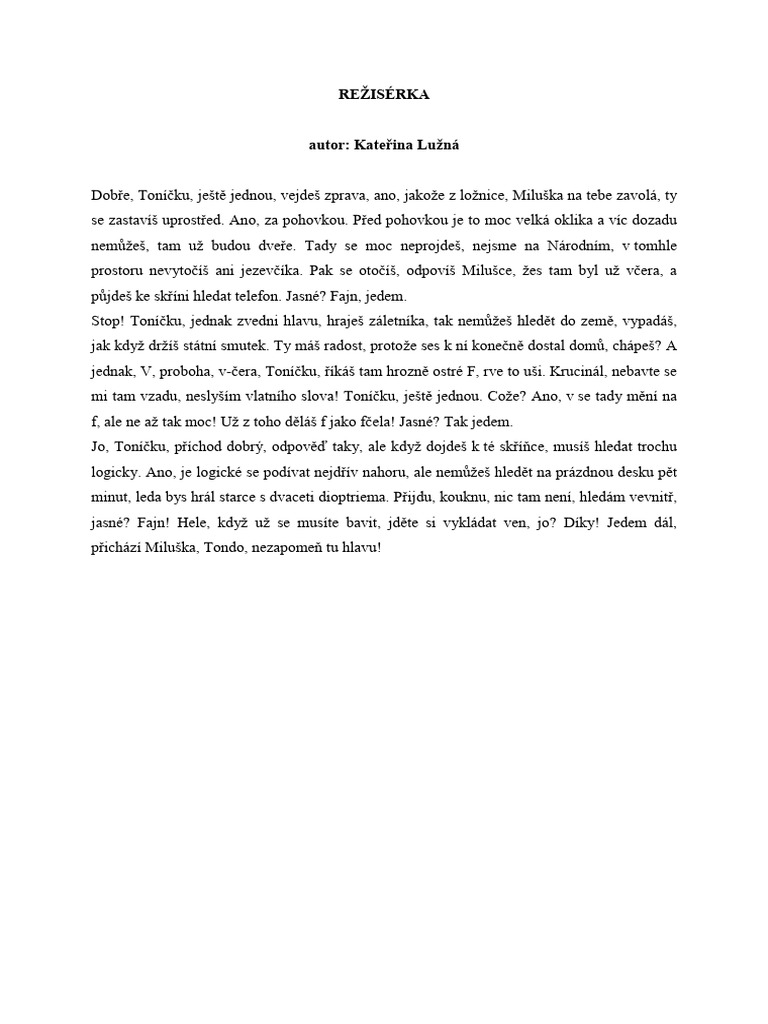 Reziserka | PDF